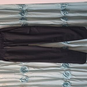 ATHLETA Grey Utility Cargo Jogger Cinched Legging Drawstring Pants Sz M